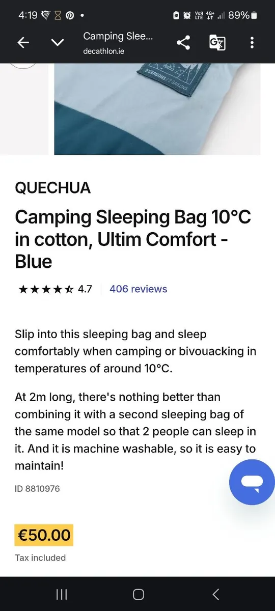 Sleeping Bag - Image 1
