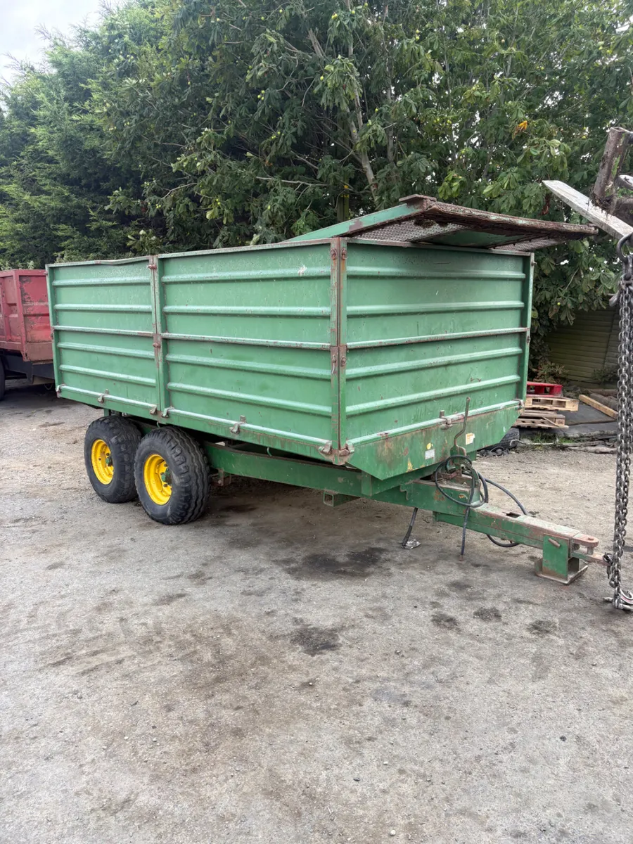 Fraser 8 ton bale silage grain trailer - Image 1