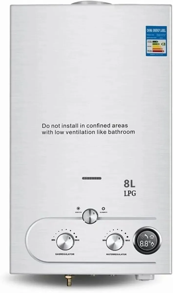 8L LPG  Gas Water Heater For Caravan & Campervan - Image 2