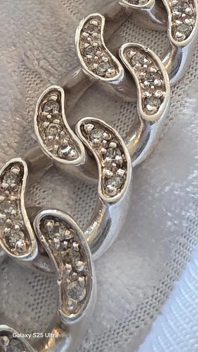 925 Sterling Silver Bracelet – Genuine - Image 2