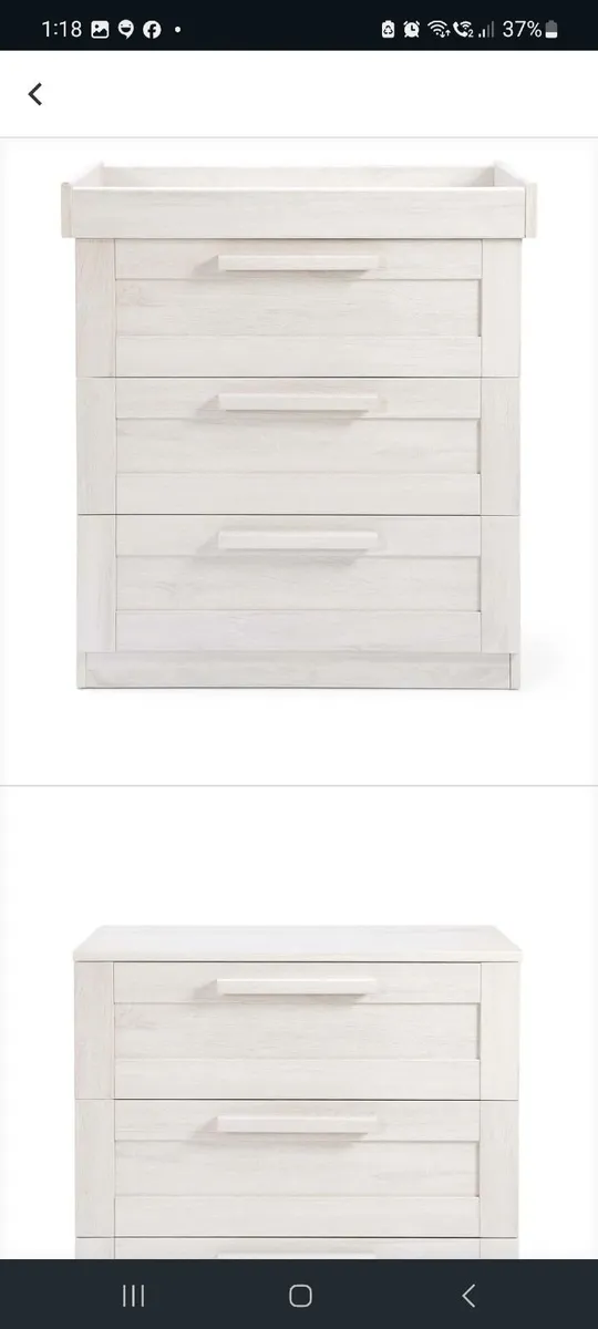 Baby changing dresser