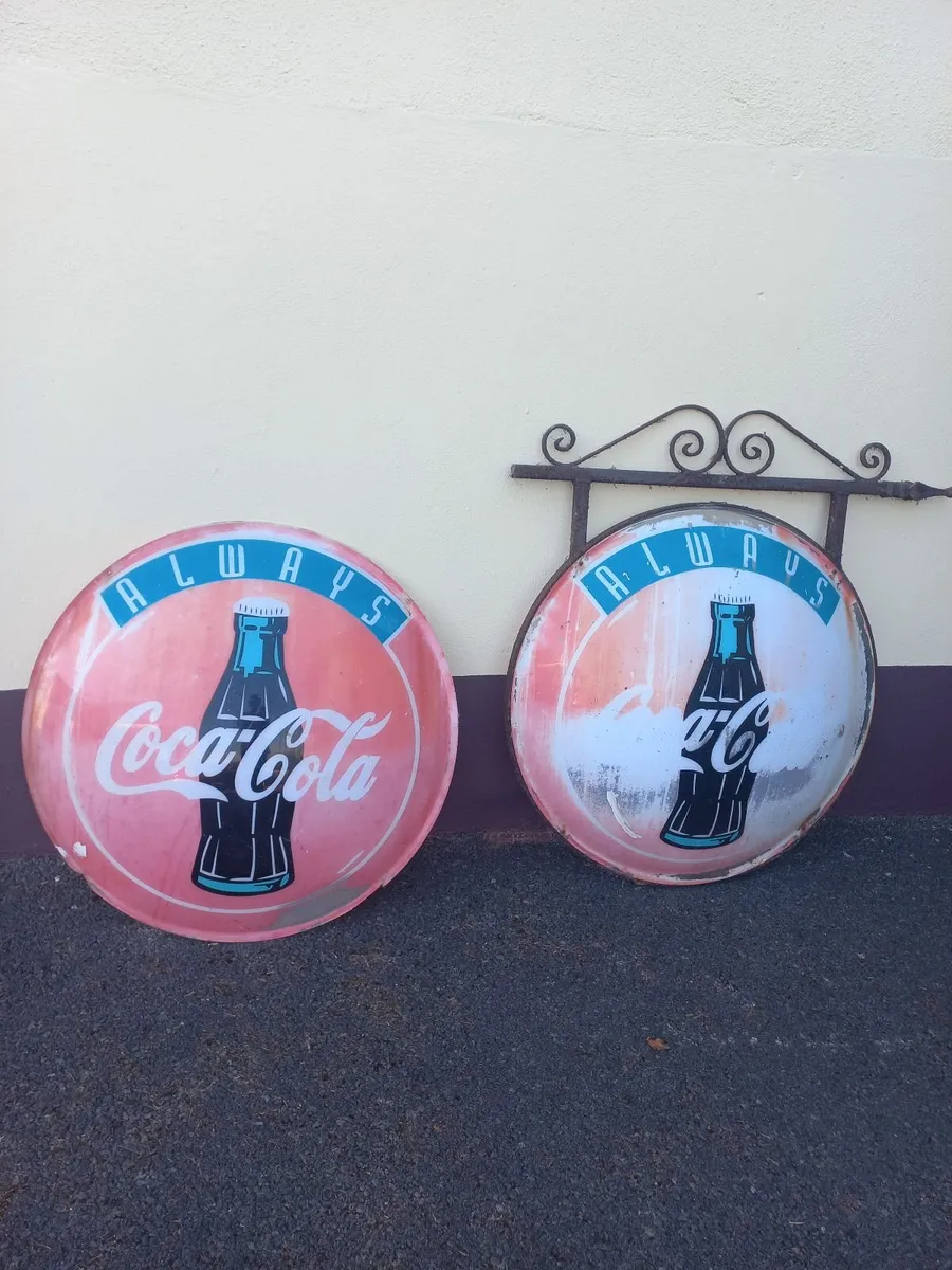 Authentic 1990's "Always Coca Cola" sign - Image 1
