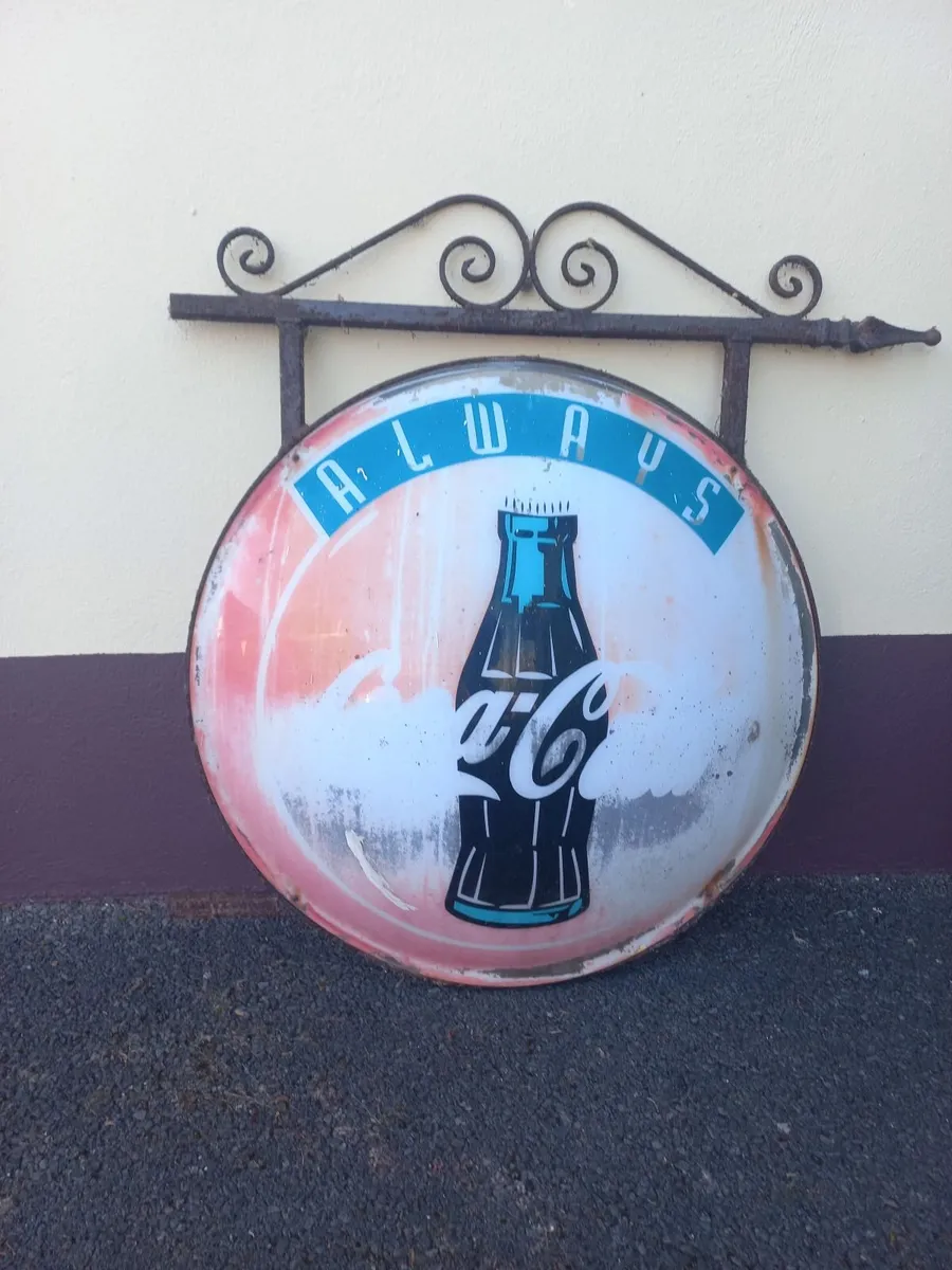Authentic 1990's "Always Coca Cola" sign - Image 2