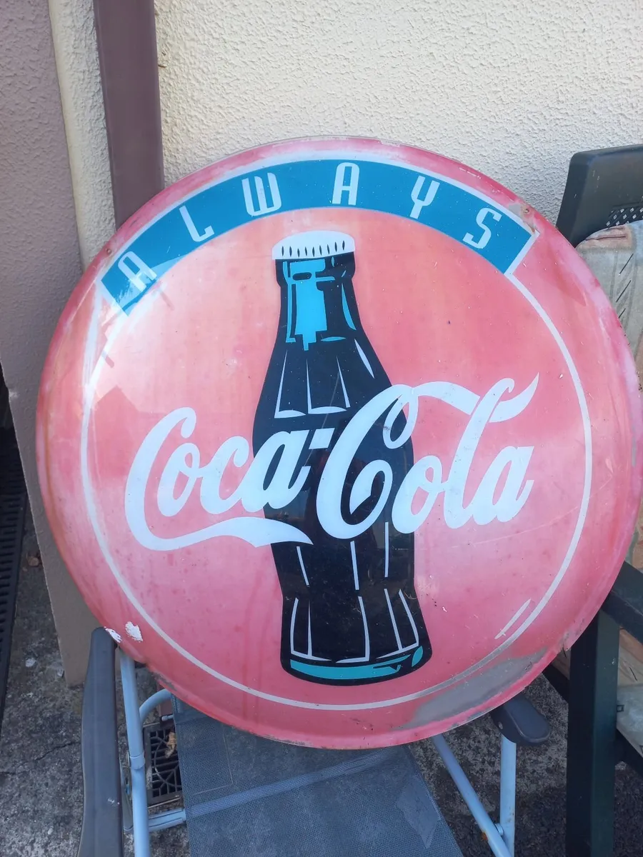 Authentic 1990's "Always Coca Cola" sign - Image 3