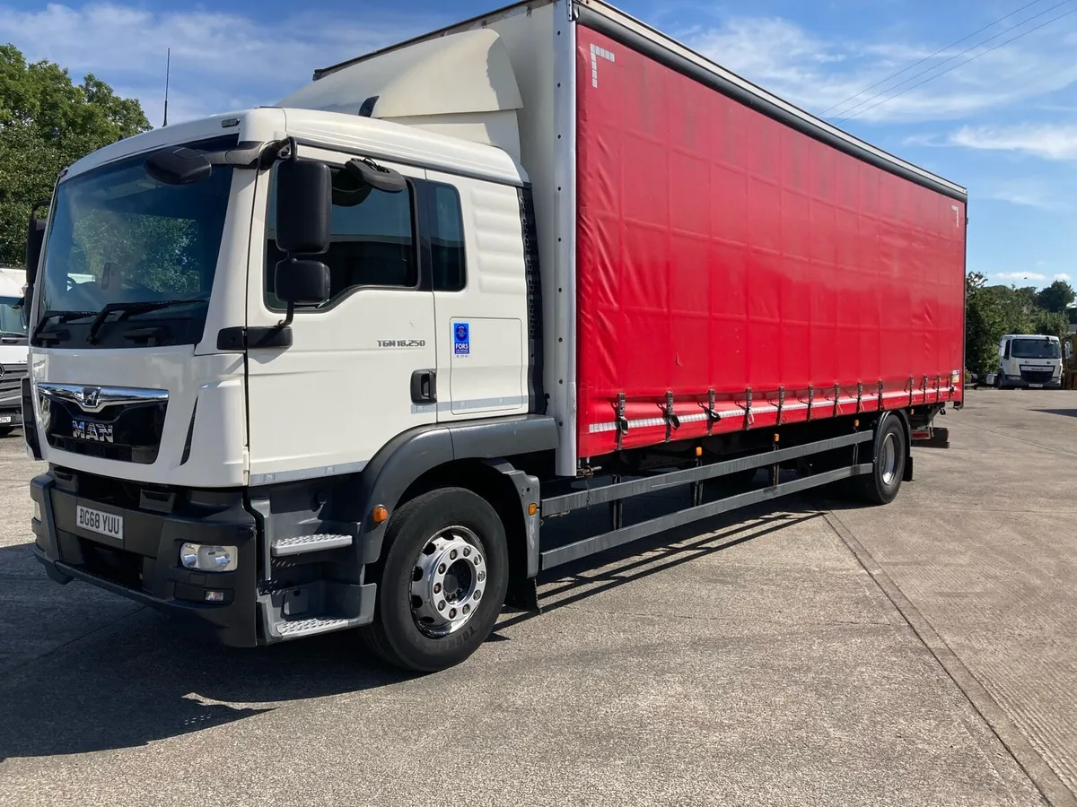 2018 MAN TGM 18-250 28 ft curtainside - Image 2