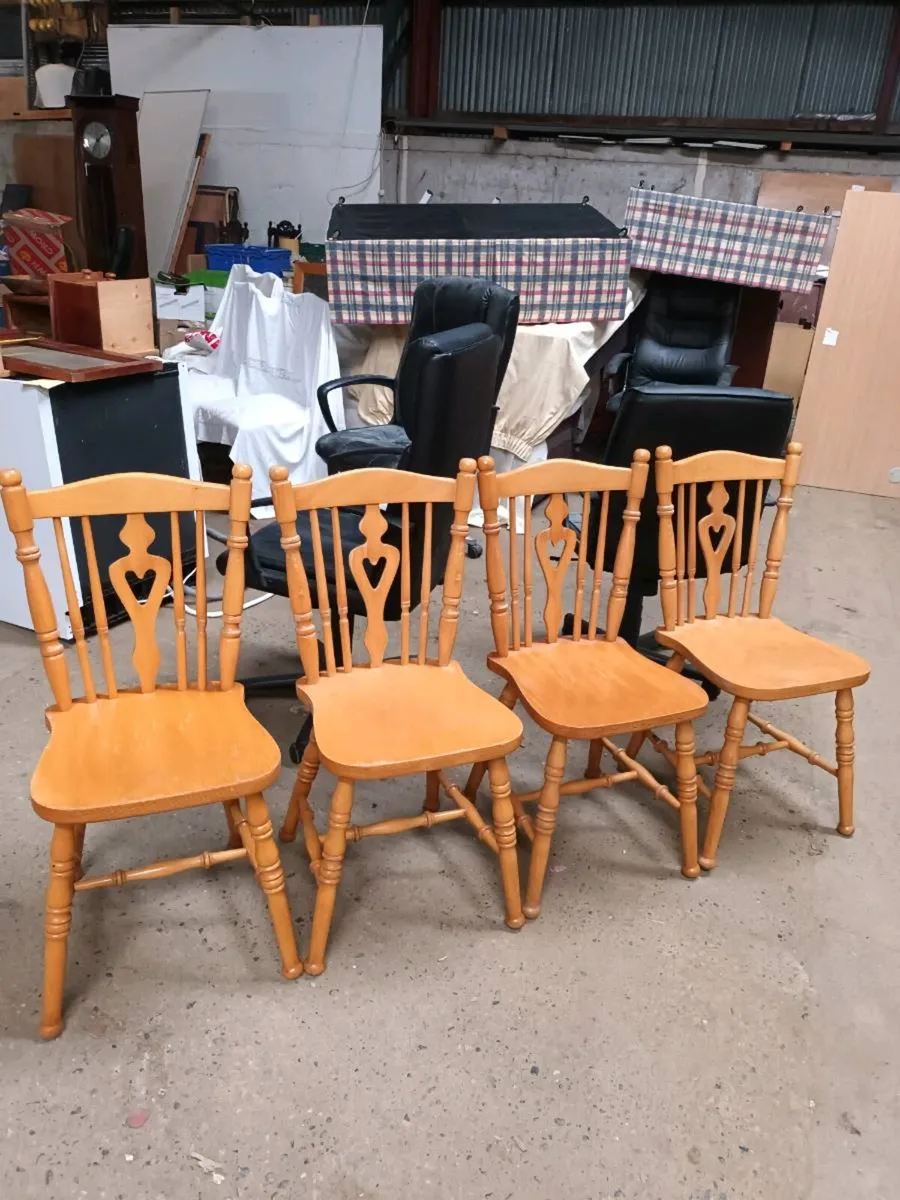 Pine Kitchen Chairs - Image 1