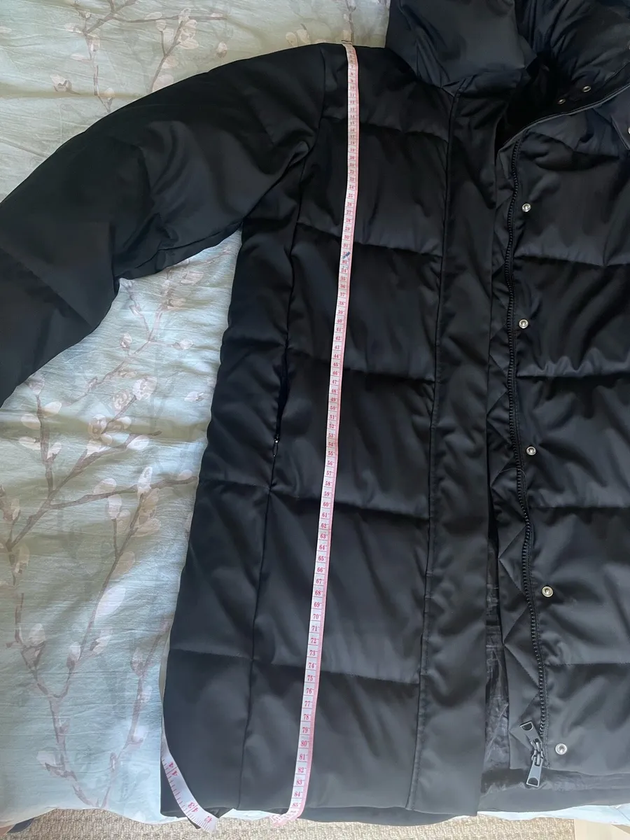 Vero Moda Black Puffer Coat with Hood - Size S - Image 3