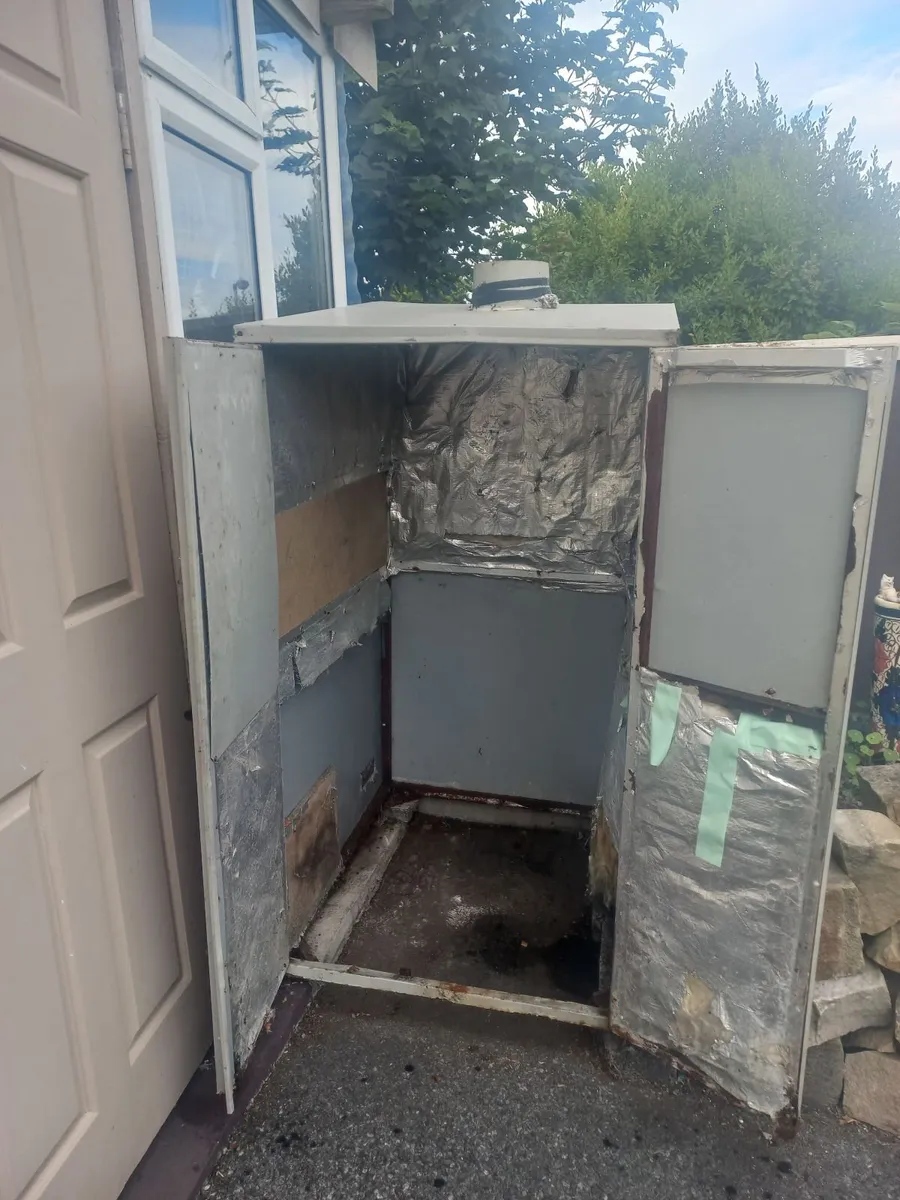 Galvainsed outdoor oil boiler house cover enclosu - Image 3