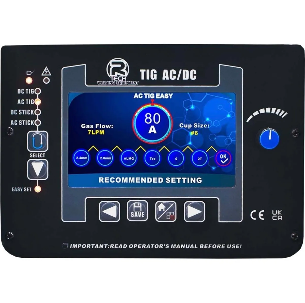 R-Tech 261 TFT digital AC/DC tig welder - Image 3