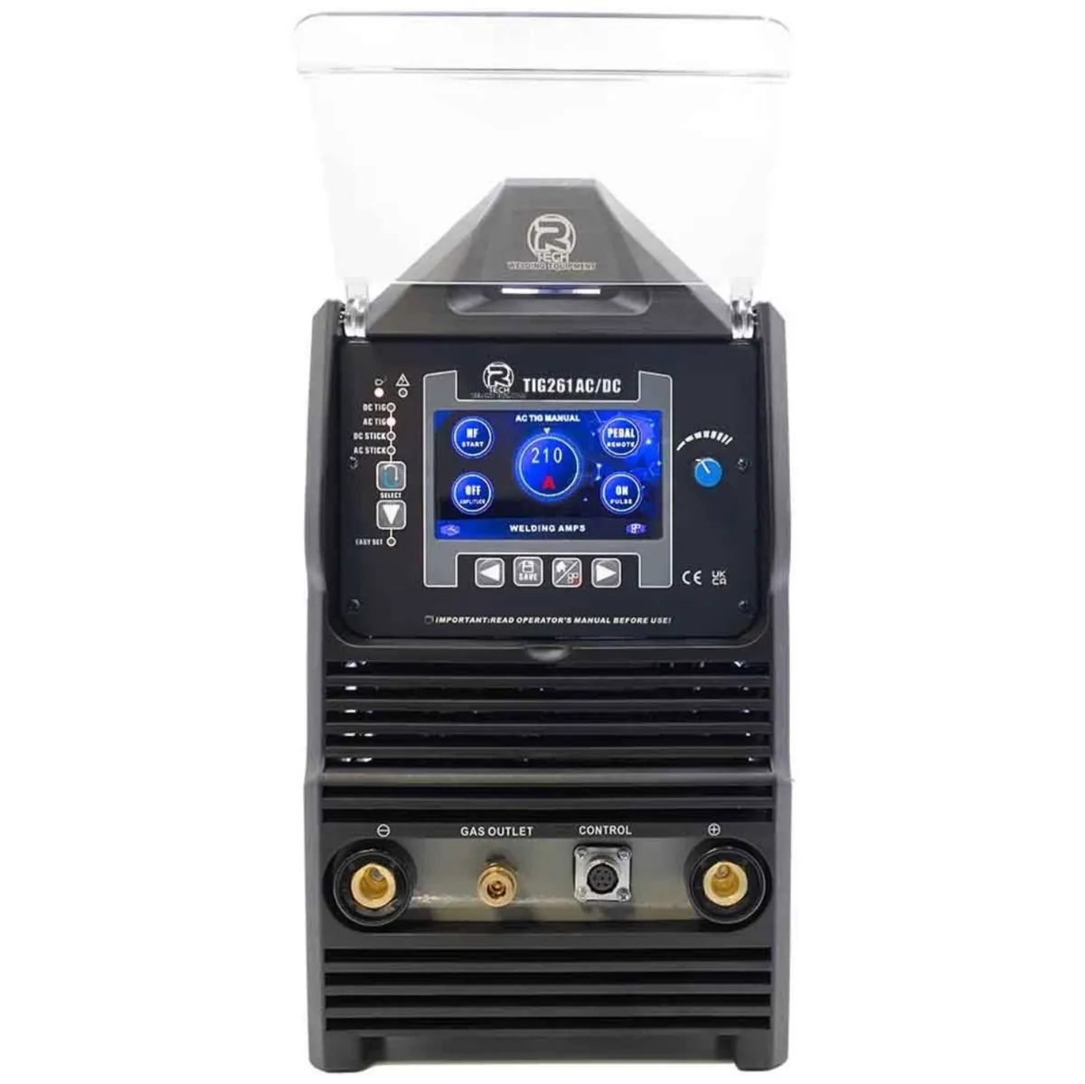 R-Tech 261 TFT digital AC/DC tig welder - Image 2