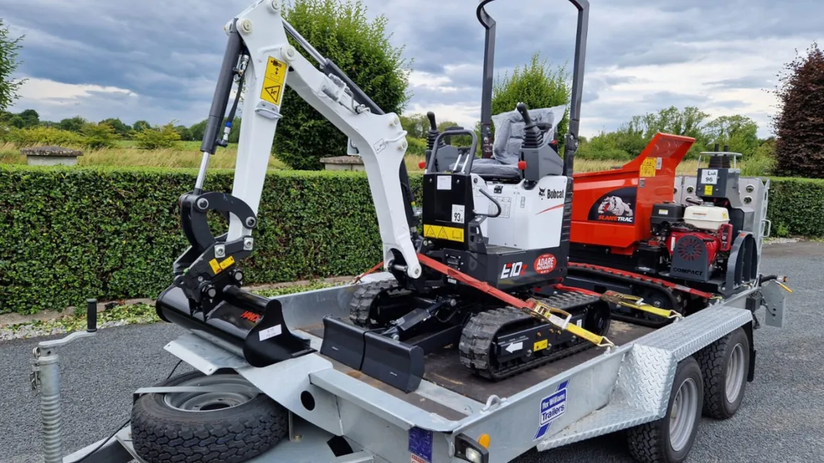 Bobcat E10z Micro Digger & Dumper Package - Image 1