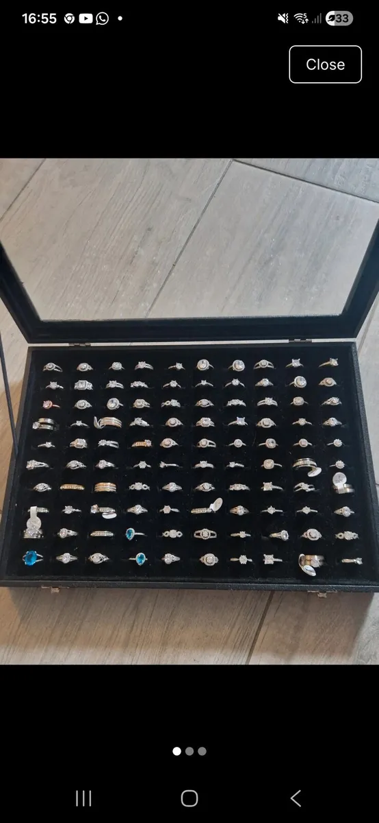 Ring Box with a total of 100 rings 💍 - Image 1