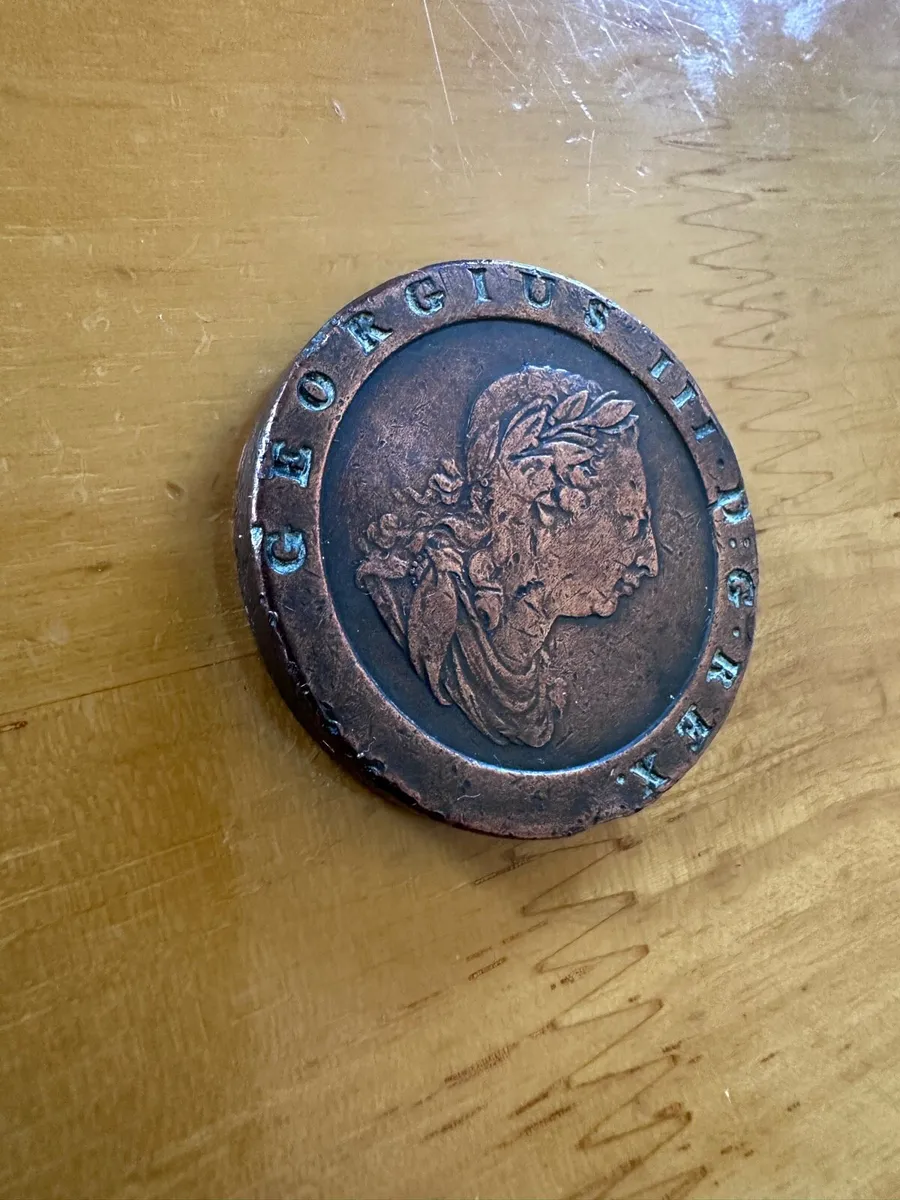 1797 George III “Cartwheel” Penny - Image 1