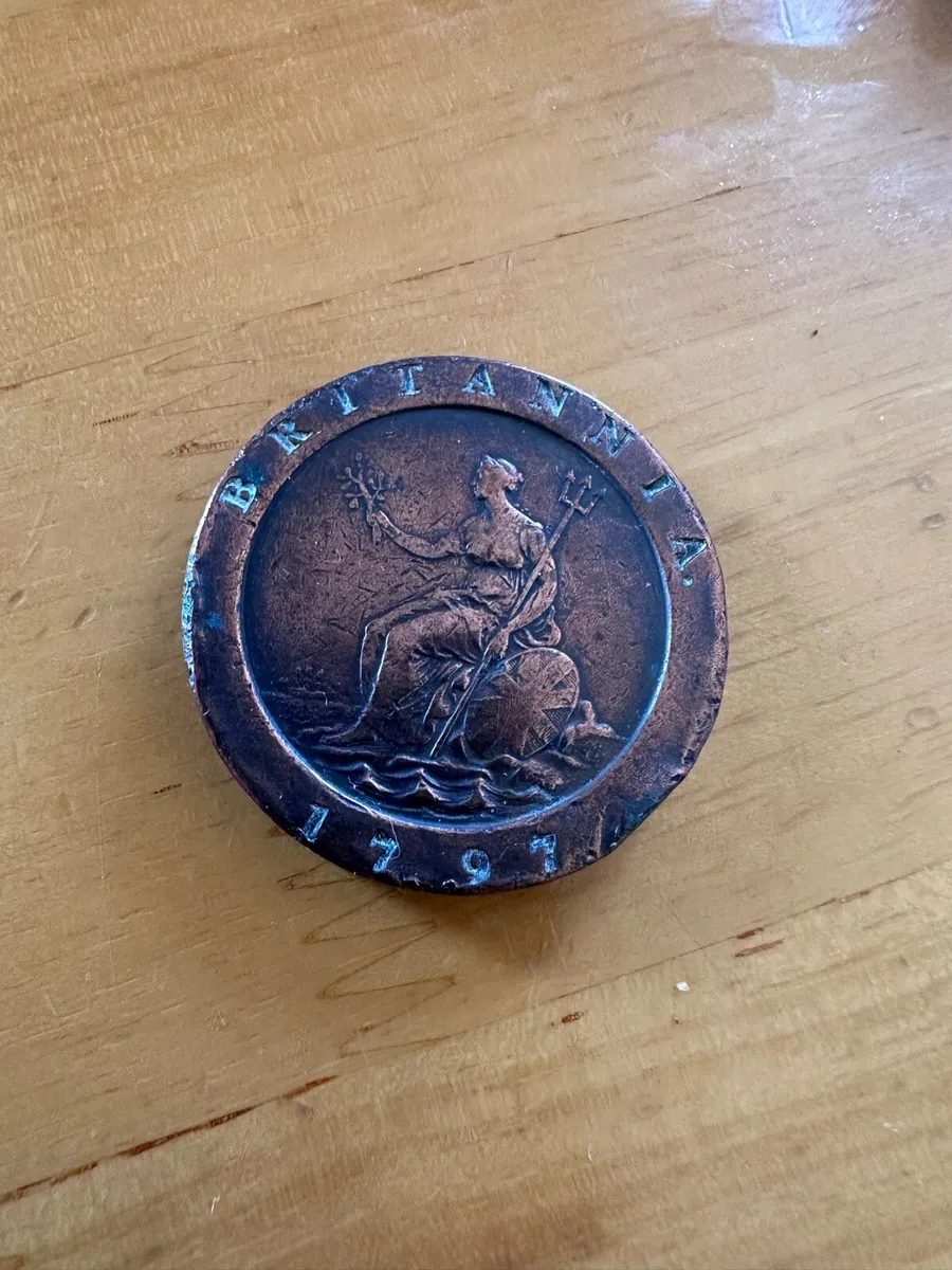 1797 George III “Cartwheel” Penny - Image 2