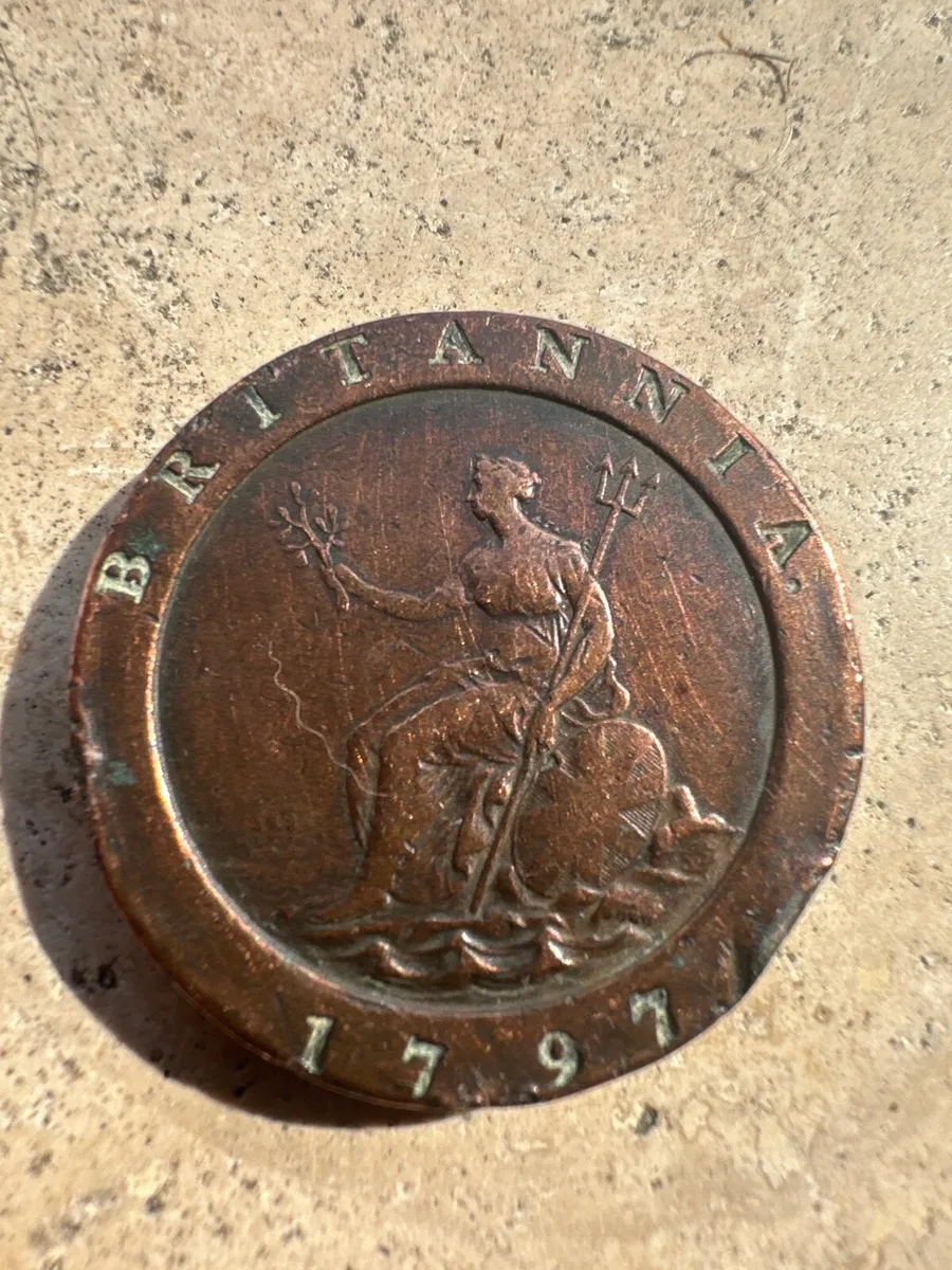 1797 George III “Cartwheel” Penny - Image 4