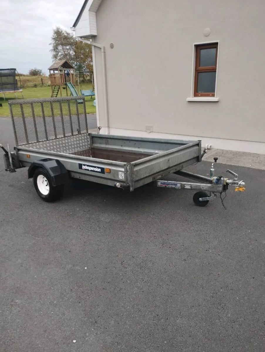 Indespension 8×5Ft Galvanized Trailer - Image 4