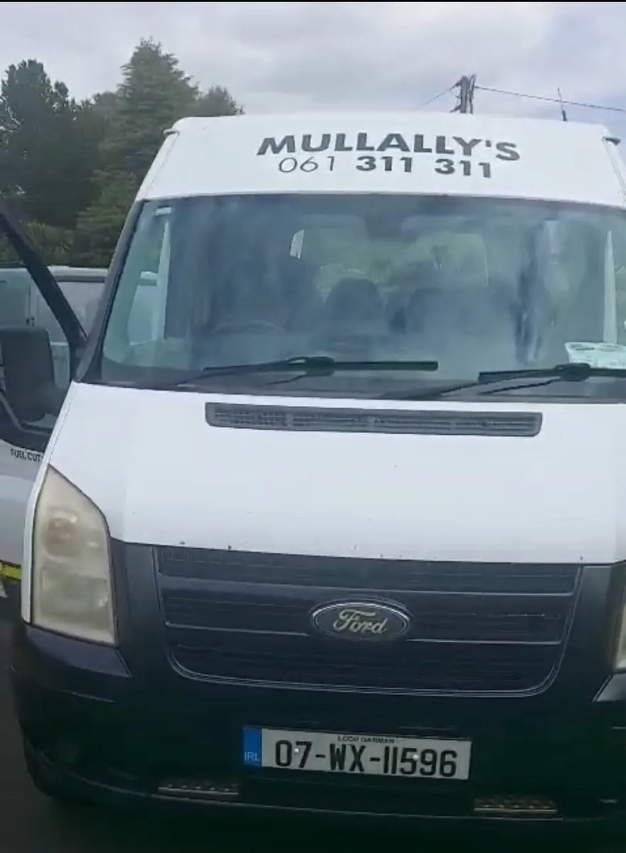 2007 Ford Transit Mini Bus 14 seater in white 190k - Image 1