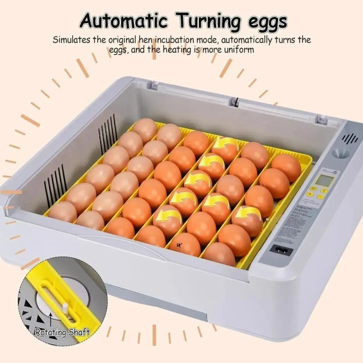 36 Egg Incubator For Chicken  Duck Quail Eggs - Image 2