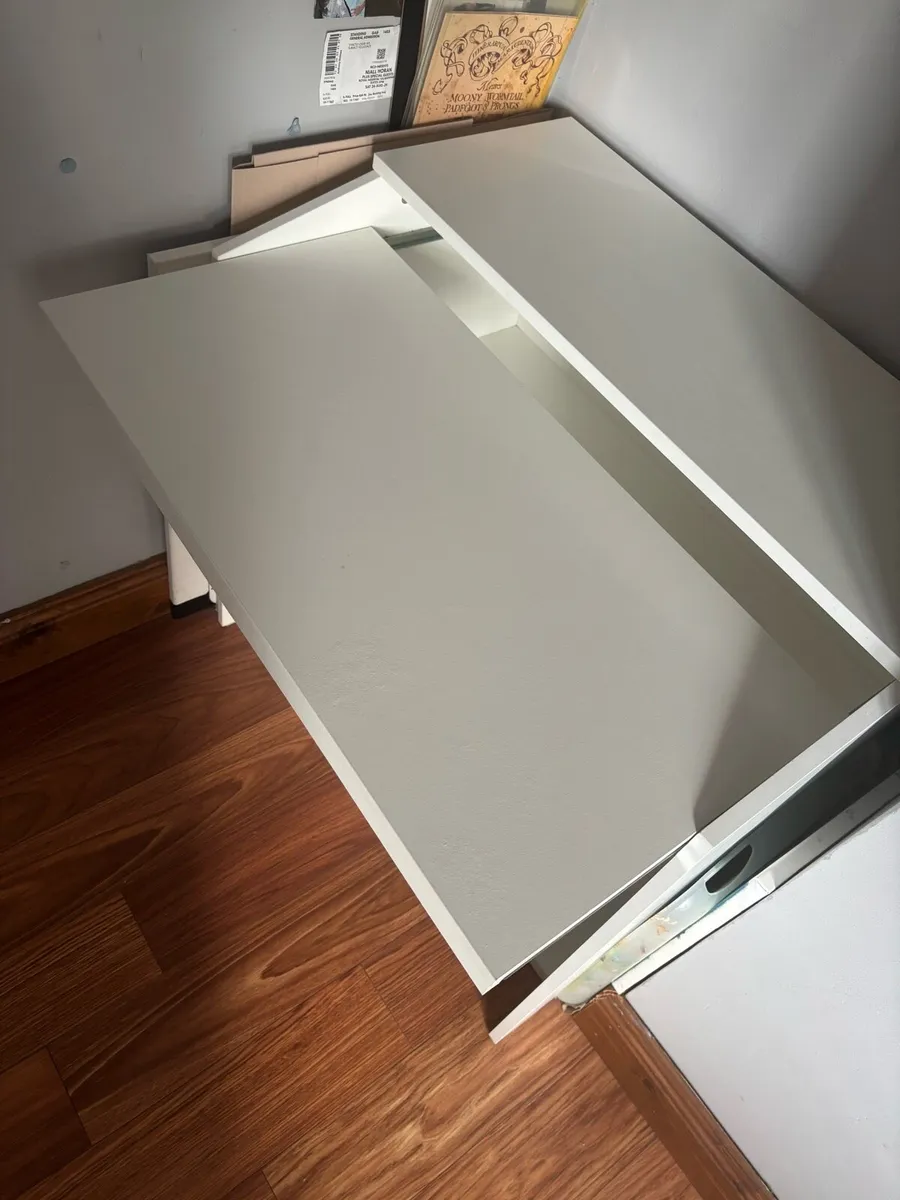 White IKEA Desk - Image 2