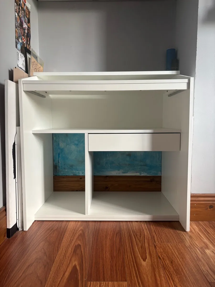 White IKEA Desk - Image 4