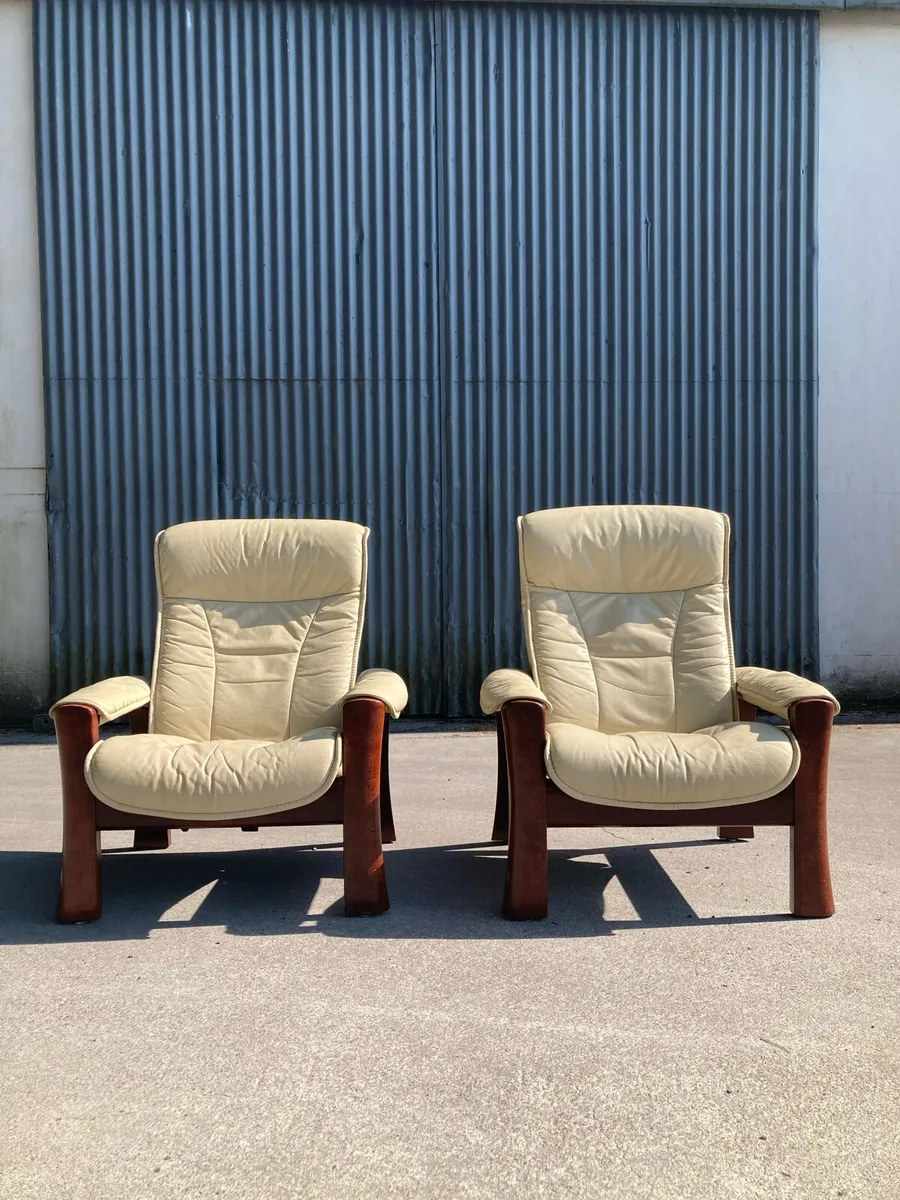 Ekornes Lounge Chairs - Warehouse Open Sat 8th Aug - Image 1