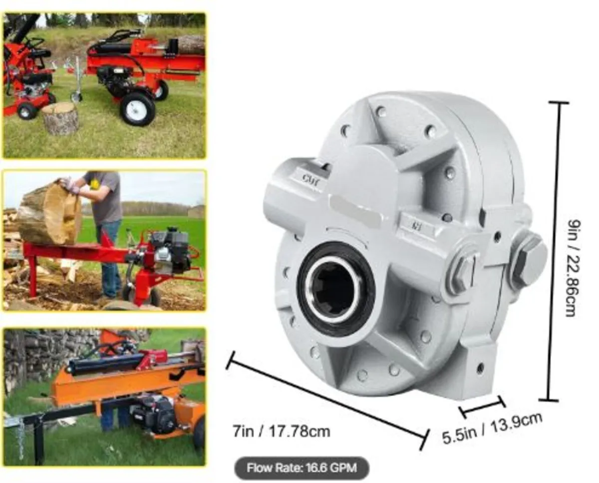 Hydraulic Pump 16.6GPM Hydraulic Motor 540RPM Log - Image 4