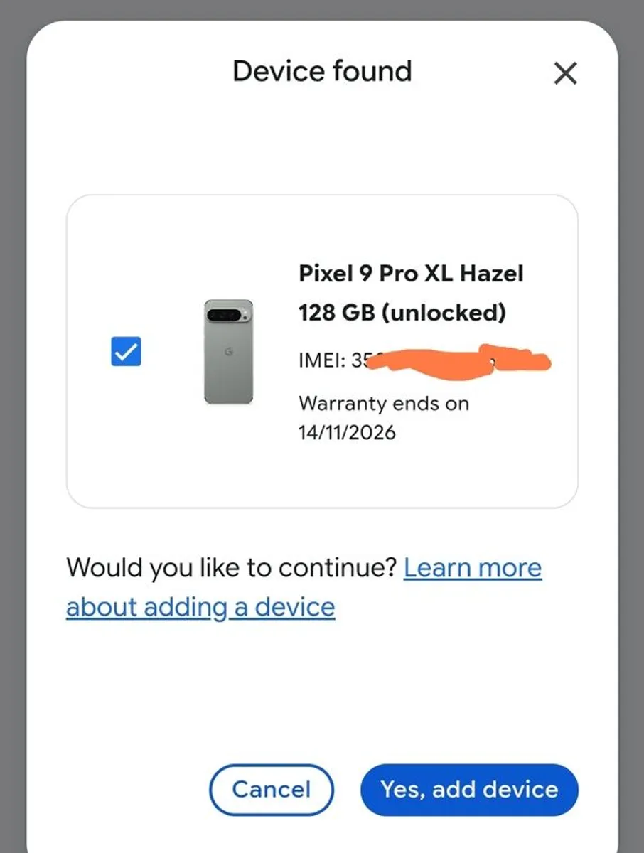Google Pixel 9 pro xl like new Warranty - Image 4