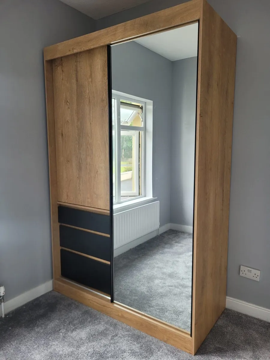 Wardrobe HAITI 140cm OAK Lefkas - Image 1