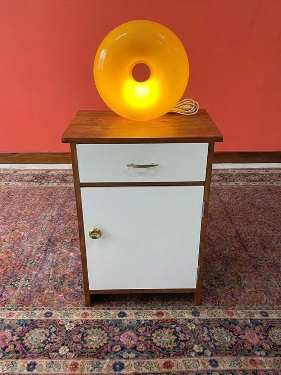 Rare Mid-Century / Vintage 1960s Tweak Bedside Locker - S. Spiegelstein & Son Hardware/ Side Table/ Cabinet / Dresser - Image 1
