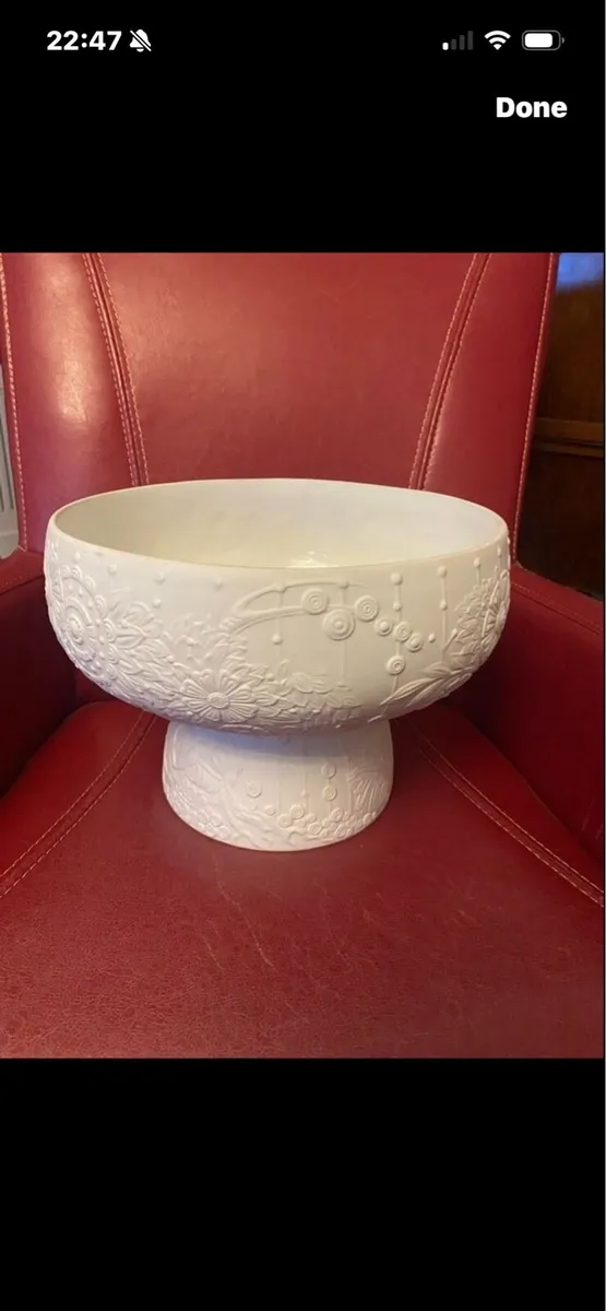 Rare Large Lladro Pastoral Bowl - Image 1