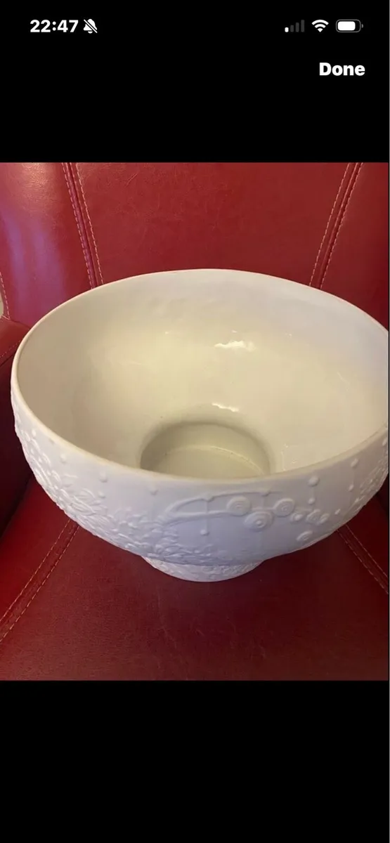 Rare Large Lladro Pastoral Bowl - Image 2