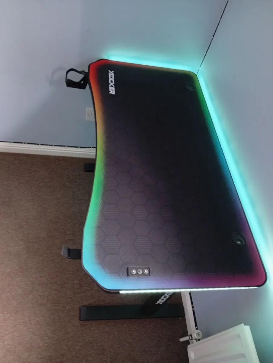 X Rocker Cobra RGB App Controller Gaming Desk - Image 2