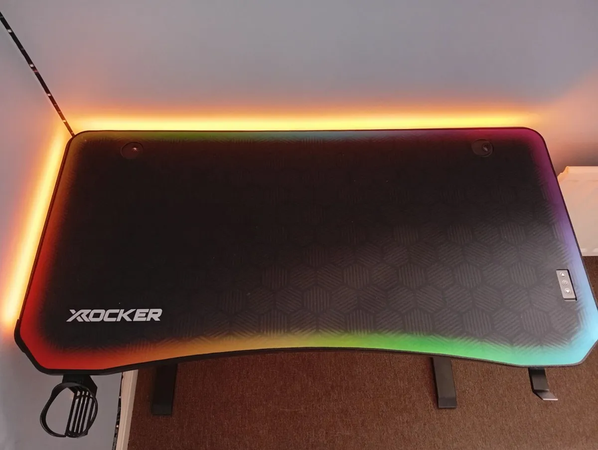 X Rocker Cobra RGB App Controller Gaming Desk - Image 3