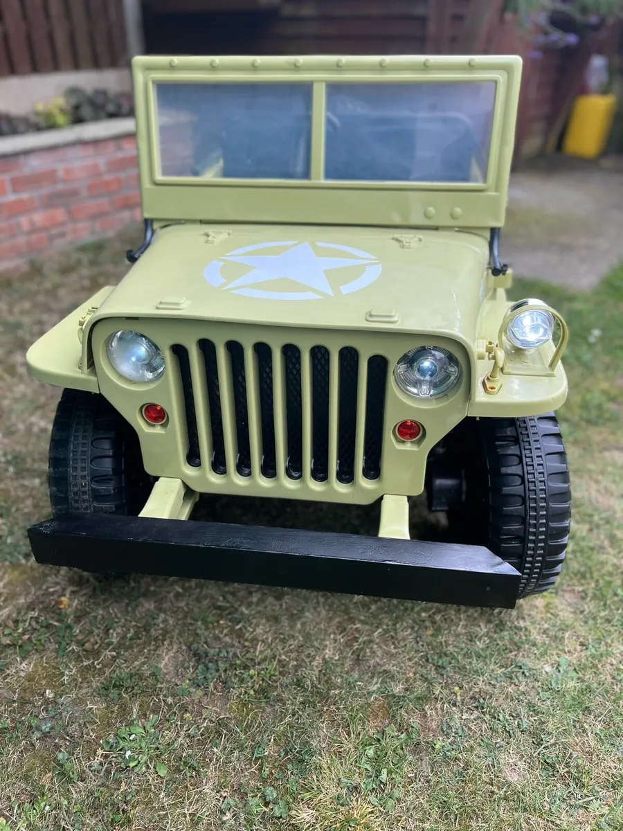 24v  army jeep - Image 1