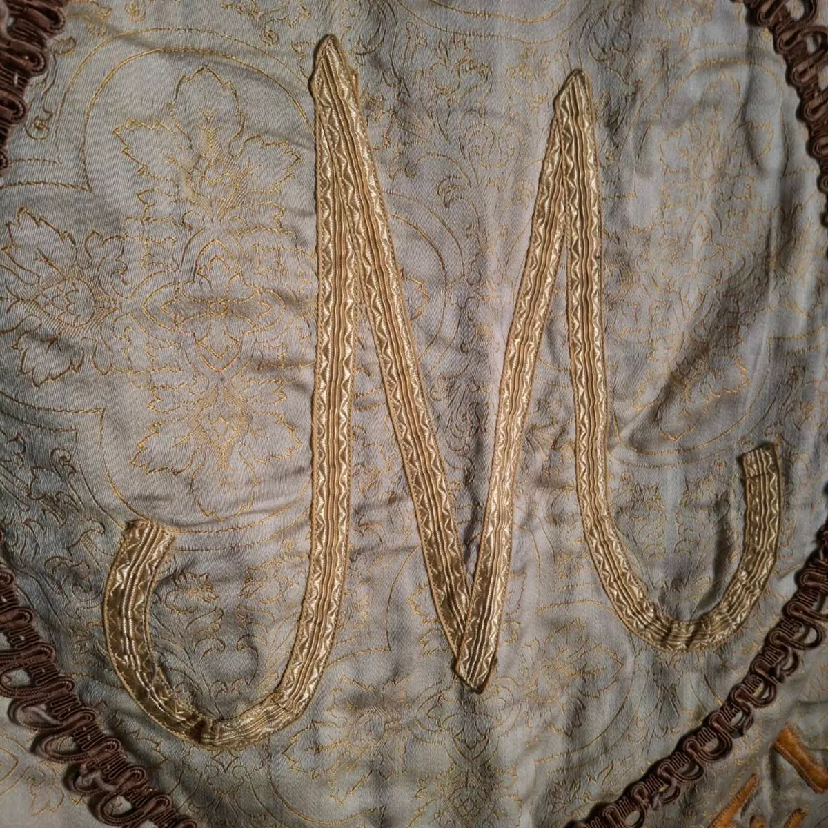 Antique Catholic Procession Banner - Image 3