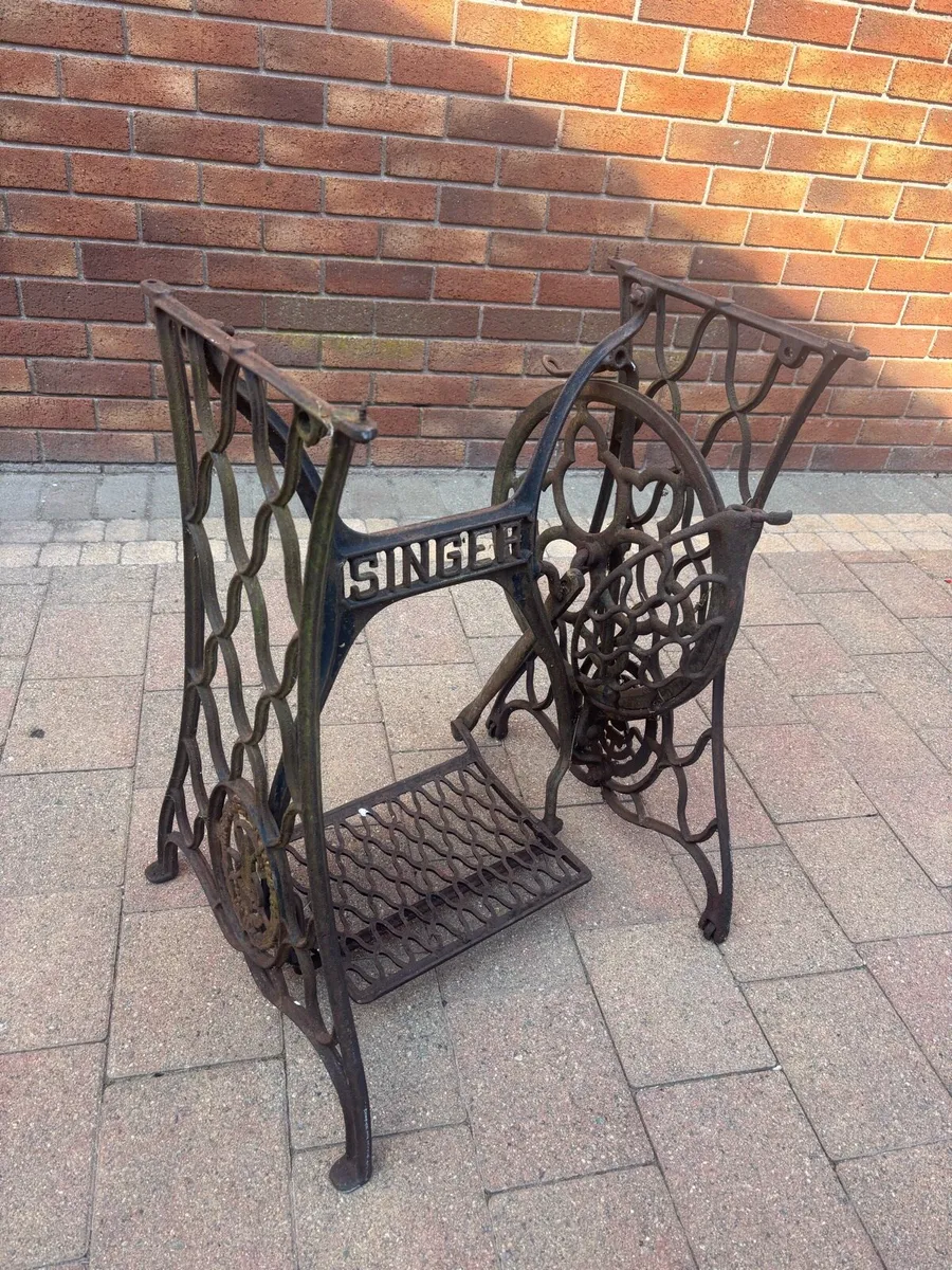 Antique Singer sewing machine base