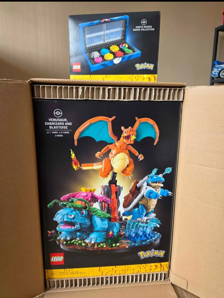 Lego Venusaur, Charizard and Blastoise GWP Kanto