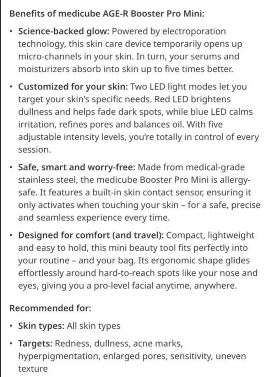 Medicube Age-r booster pro mini white - Image 4
