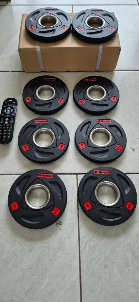 Brand new olympic fractional weight plates set - Image 1