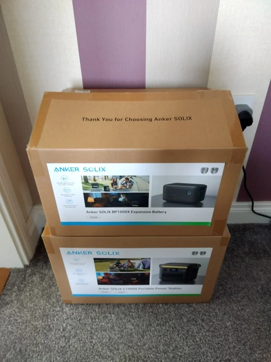 Anker Solix C1000x and Extra Battery 2kwh System - Image 1
