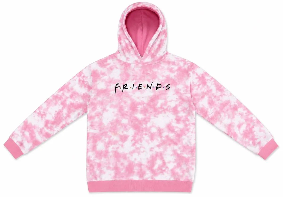 officially licensed "Friends" girls' tie-dye hoodi - Image 2