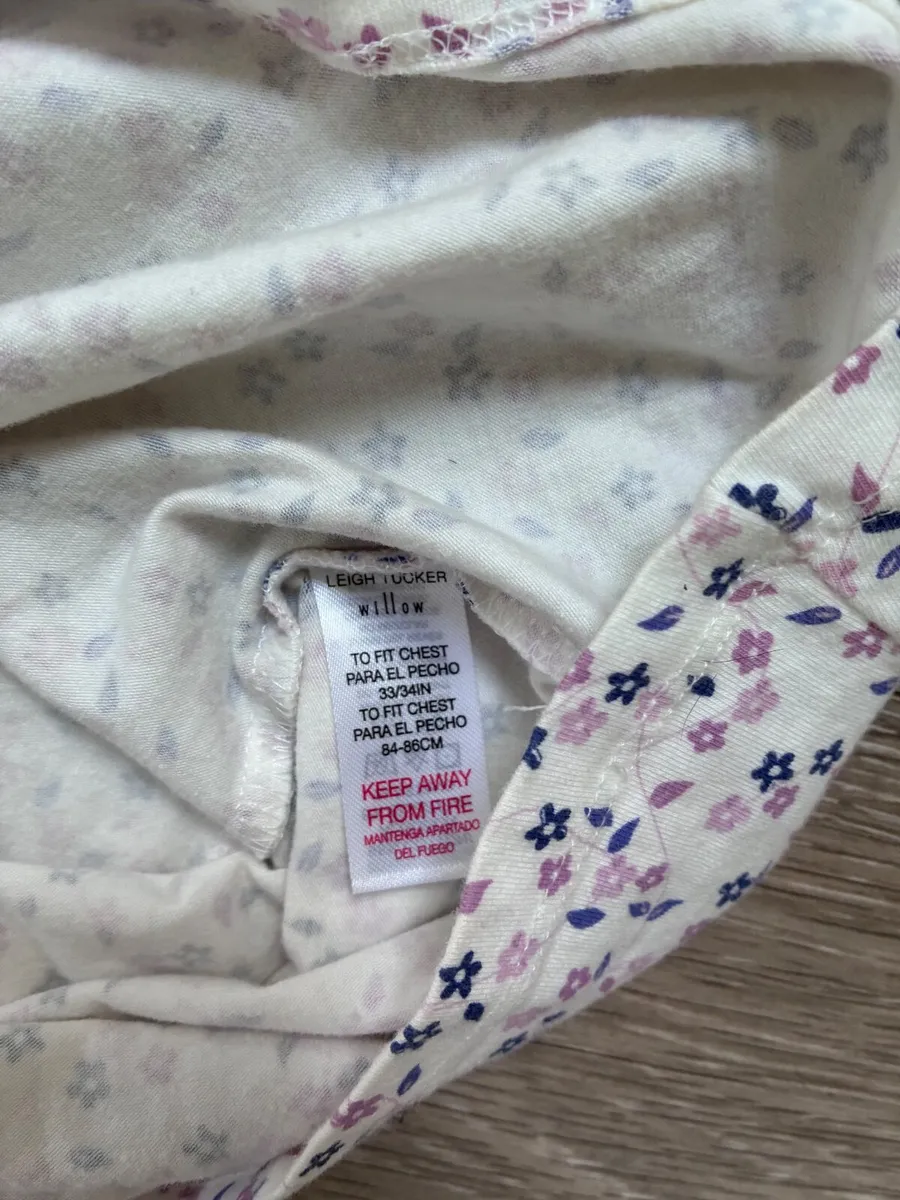 Leigh Tucker delightful white ditsy floral dress - Image 2