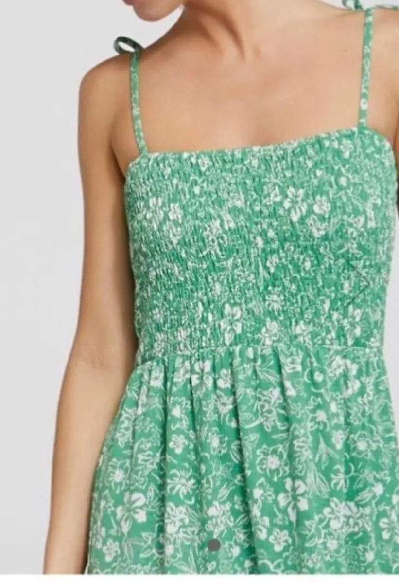 NEW blue and white ditsy floral smocked sundress - Image 4
