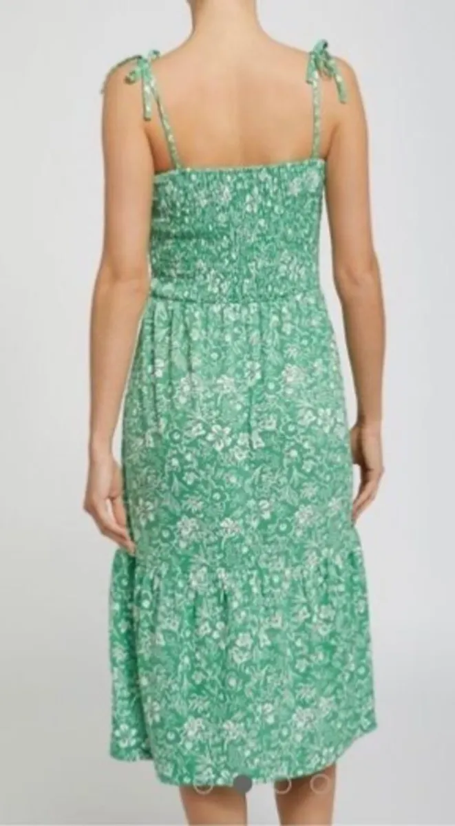Floral Summer Sun Beach Dress: XS (suit size 8-10) - Image 2