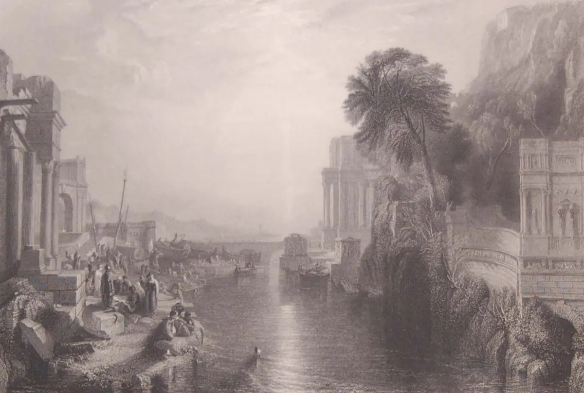 Dido Building Carthage JMW Turner Print 1878 - Image 1