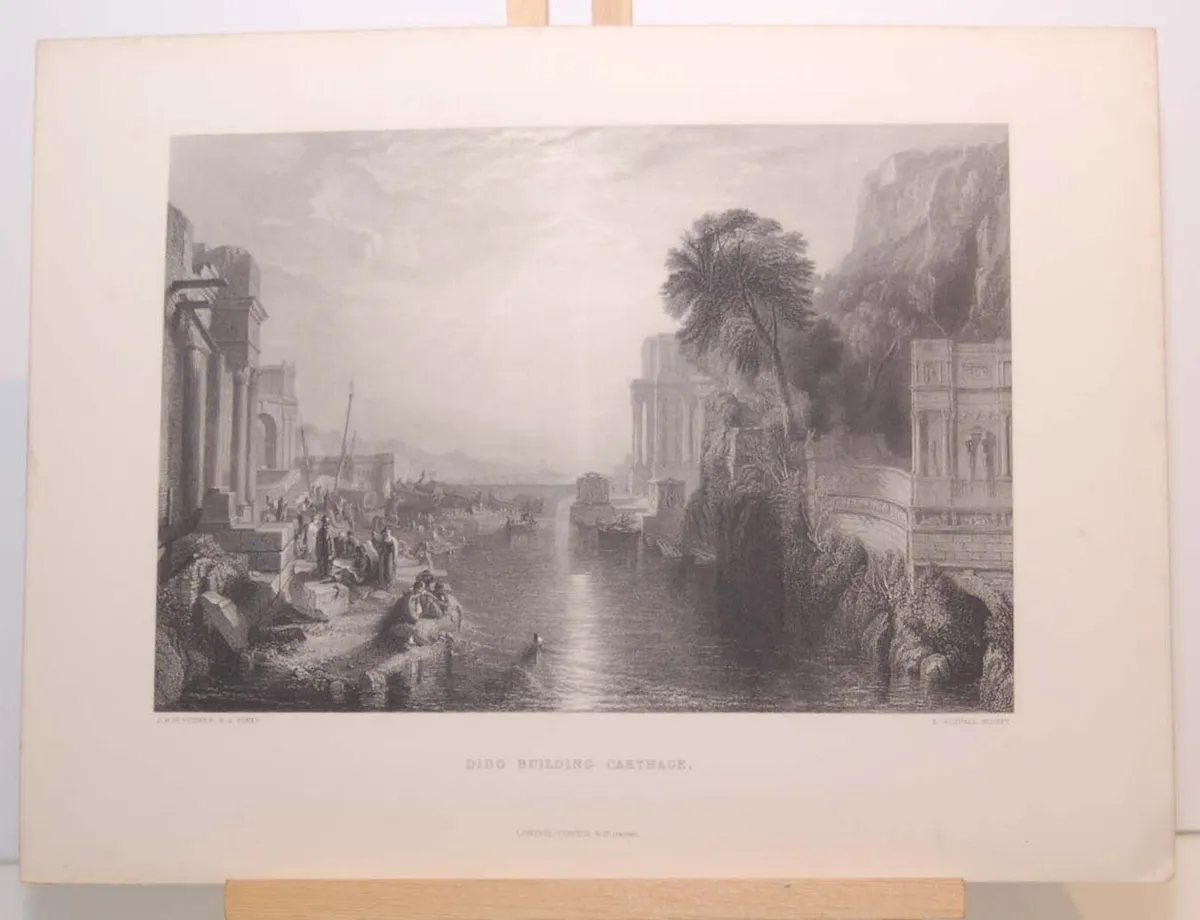 Dido Building Carthage JMW Turner Print 1878 - Image 2
