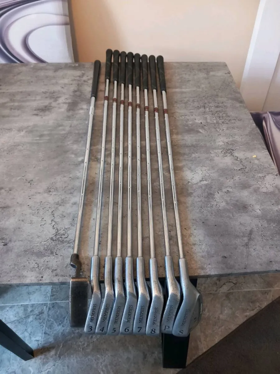 Memphis Golf irons.  Right handed clubs - Image 2