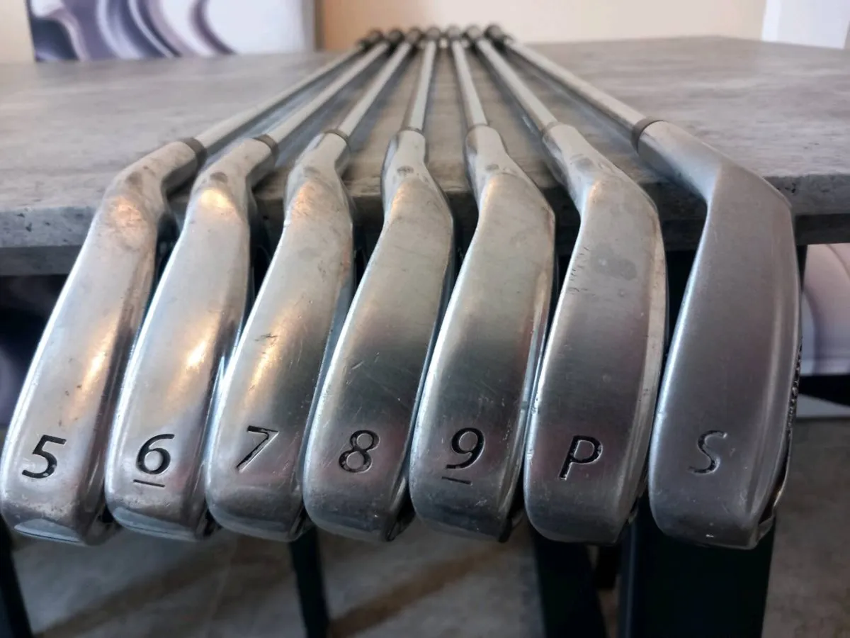 Wilson golf irons.  Right handed clubs. - Image 1