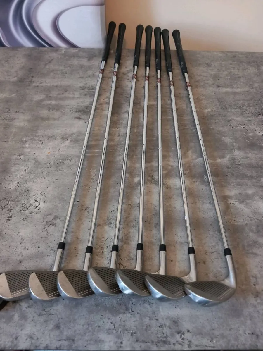 Wilson golf irons.  Right handed clubs. - Image 3