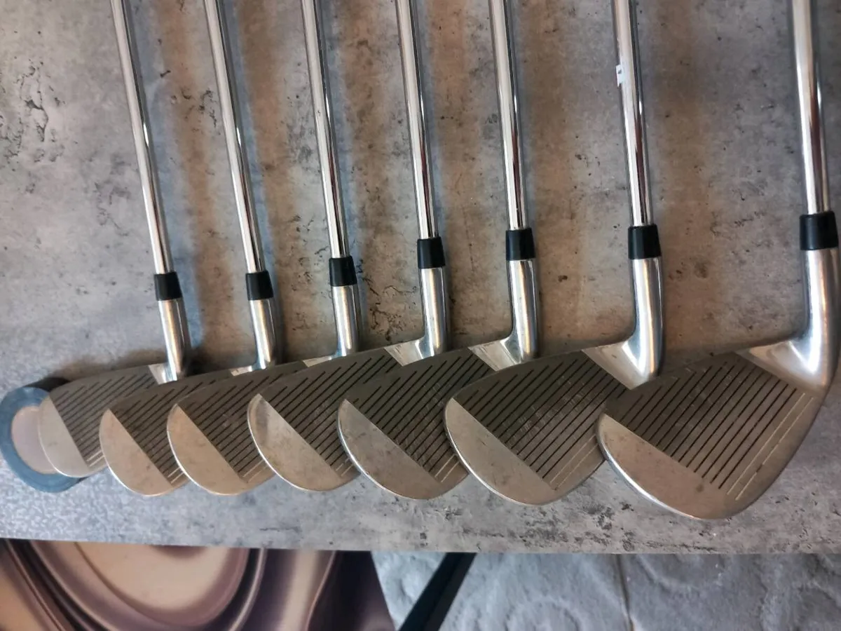 Wilson golf irons.  Right handed clubs. - Image 4